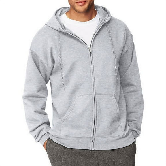 Hanes Mens Ultimate Cotton Heavyweight Full Zip Hoodie