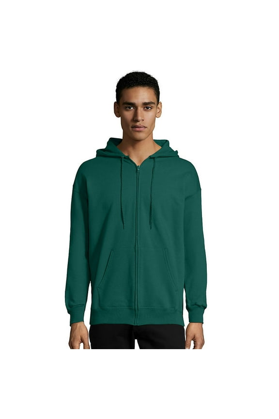 Mens Ultimate Cotton&Reg; Heavyweight Full Zip Hoodie (F280) , F280 , Deep Forest , X-Large