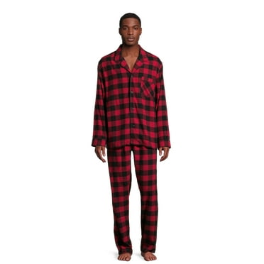 Hanes Men's Ultrasoft Flannel Pajama Set, 2-Piece, Sizes S-2XL