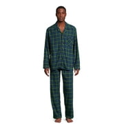 Hanes Men's Ultrasoft Flannel Pajama Set, 2-Piece, Sizes S-2XL
