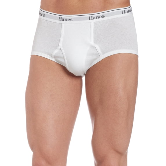 Hanes Men's Underwear-Briefs 7/Pkg Comfort Waistband No Ride Large