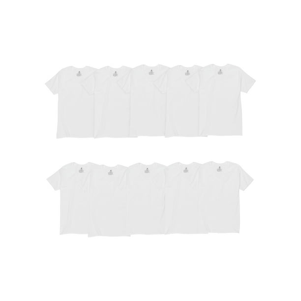 Hanes Men's VNeck TShirt, 10Pack