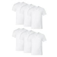 thumbnail image 1 of Undershirts T-Shirt Pack, V-Neck Cotton-Stretch Tees for Men, Moisture-Wicking, 1 of 9