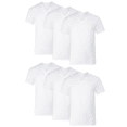 thumbnail image 1 of Undershirts T-Shirt Pack, V-Neck Cotton-Stretch Tees for Men, Moisture-Wicking, 1 of 9