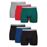 Underwear Boxer Briefs, 6-Pack, Cool, Breathable Underwear for Men (Big & Tall, too)