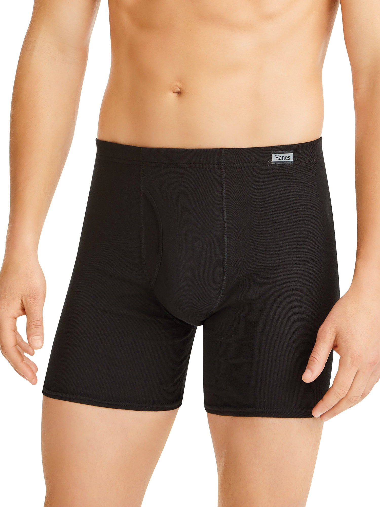Men's Value Pack Covered Waistband Boxer Briefs, 6 Pack