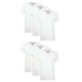 thumbnail image 1 of Hanes Men's Cotton V-Neck Undershirt Pack with Odor Control, Moisture-Wicking, 6-Pack, 1 of 11