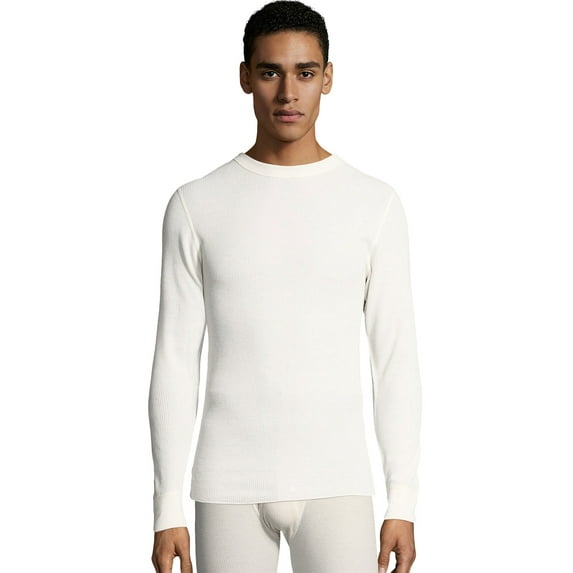 Hanes Men's Waffle Knit Thermal Crewneck 3X-4X