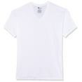 thumbnail image 1 of Hanes Men's White V-Neck T-Shirts (Large (42-44), White (6 Pack)), 1 of 4