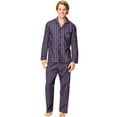 thumbnail image 1 of Hanes Men's Woven Pajamas LSLLBCWM/LSLLBCWMB, 1 of 2