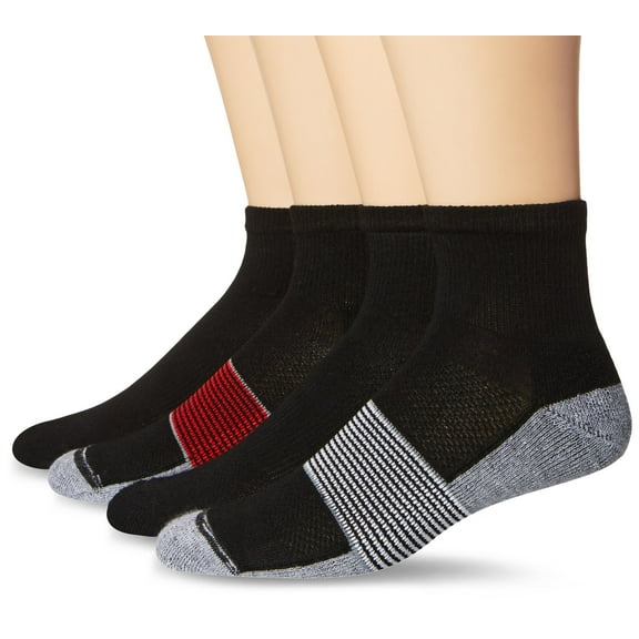 Hanes Men's X-Temp Ankle Socks, 4 Pack