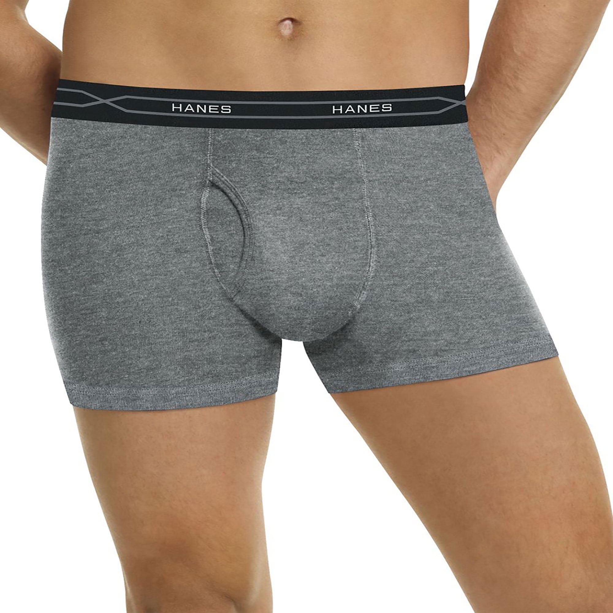 Hanes Men's XTemp Boxer Briefs Comfort Waistb& Assorted 2X 3Pack