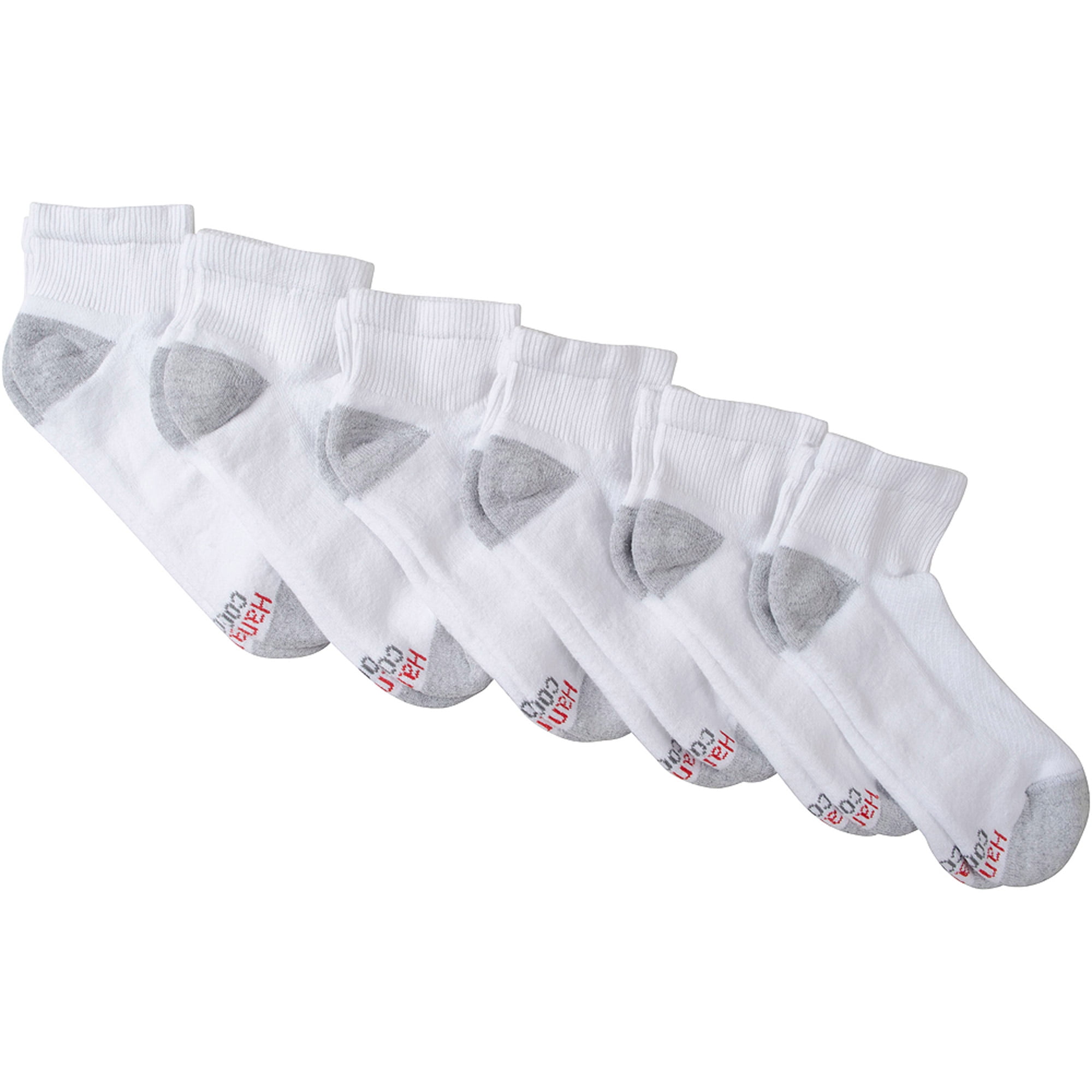 Hanes Men's XTemp Comfort Cool Ankle Socks 6Pack