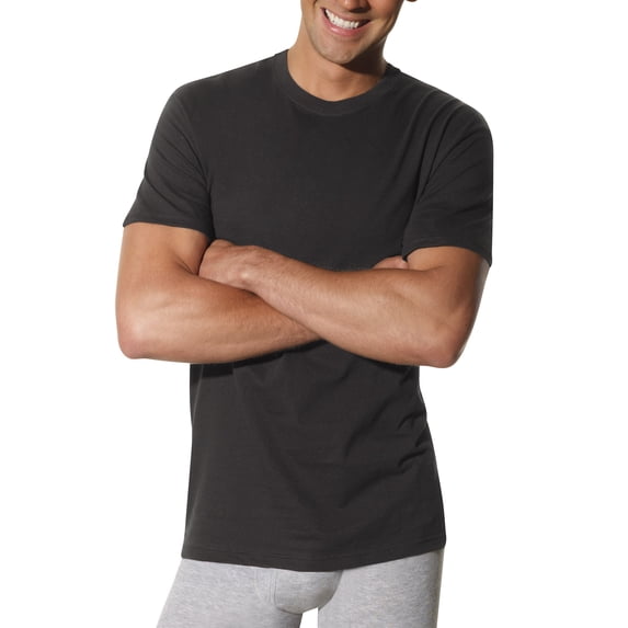 Hanes Men's X-Temp Comfort Cool Crew Undershirt, 5+1 Bonus Pack