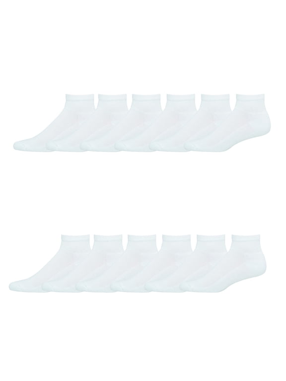 X-Temp Men's Active Cool Ankle Socks, 12 Pack