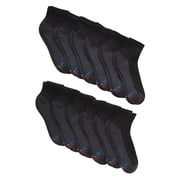Hanes Men's X-Temp Cushioned with Arch & Vent Ankle Socks, 12-pack