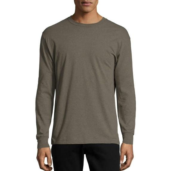 Hanes Men's X-Temp Lightweight Long Sleeve T-Shirt, Up to size 3XL