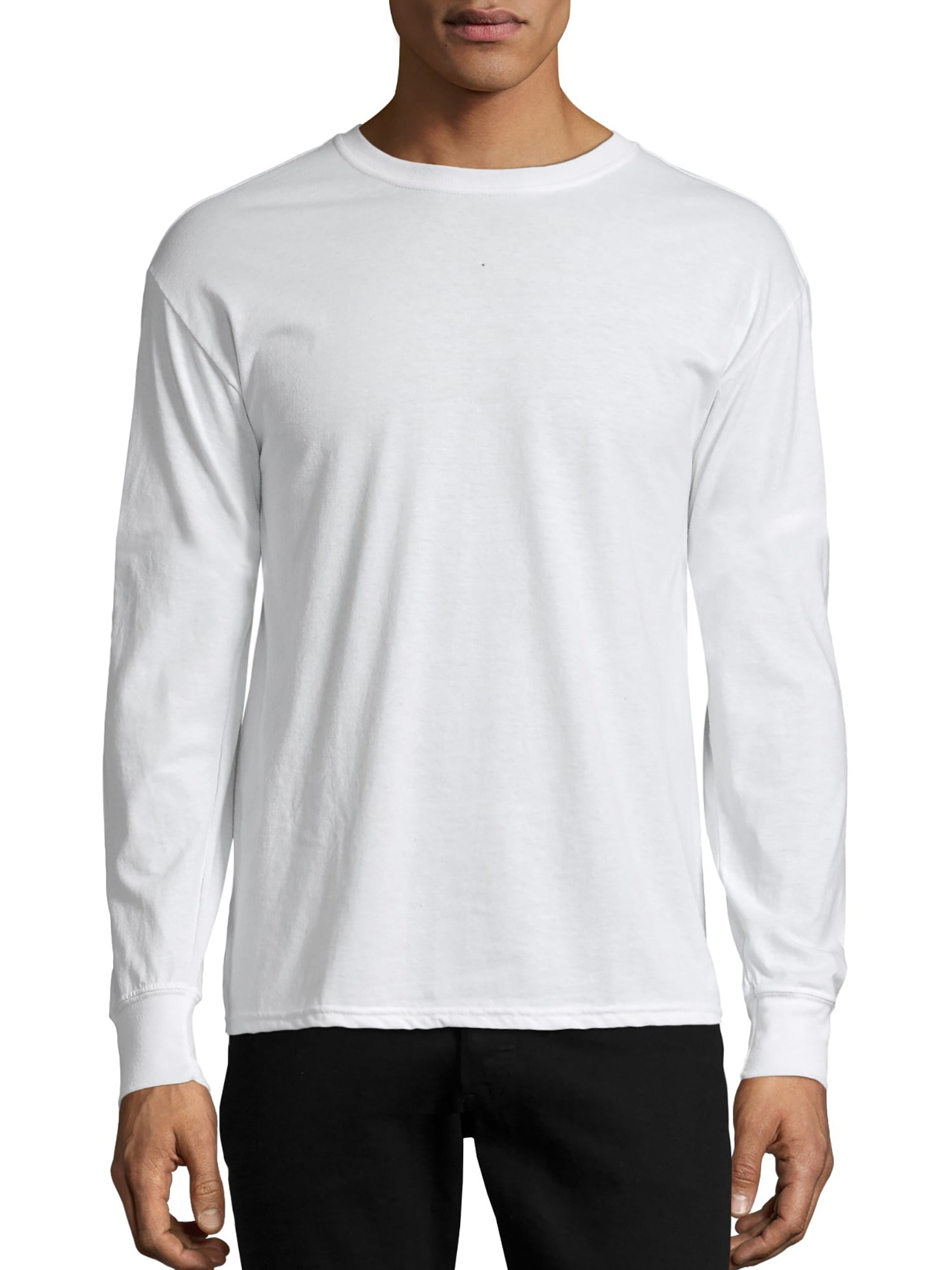 Hanes Men's X-Temp Lightweight Long Sleeve T-Shirt, Up to size 3XL ...