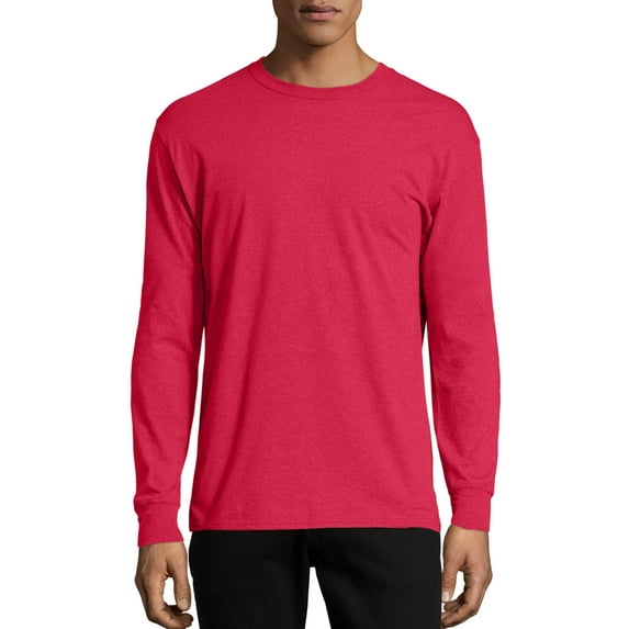Hanes Men's X-Temp Lightweight Long Sleeve T-Shirt, Up to size 3XL