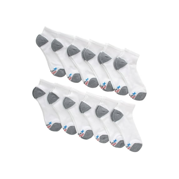 Hanes Men's X-Temp MOVES Lightweight Ankle Socks, 12-Pack