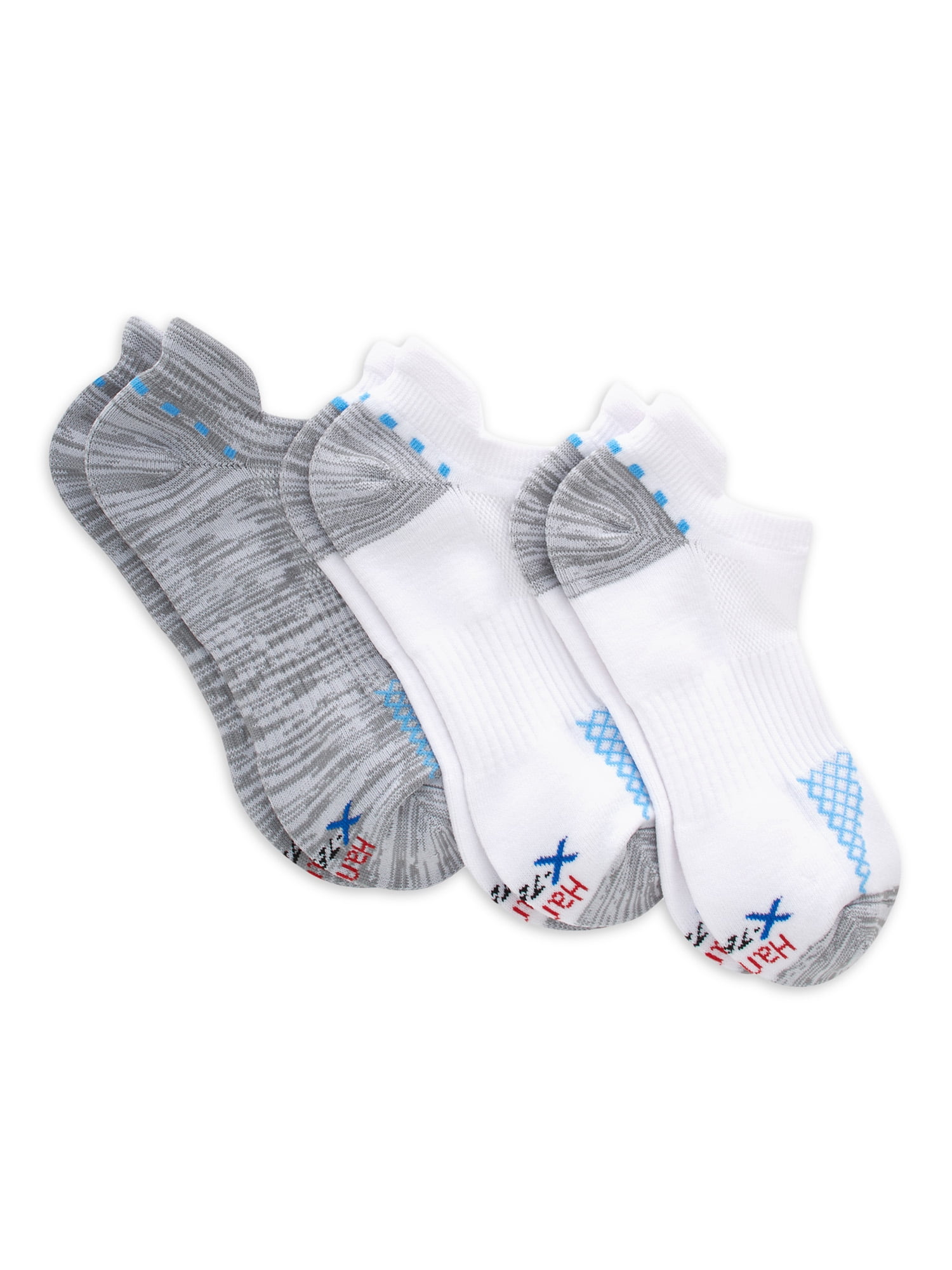 Hanes Men's XTemp Performance Heel Shield Socks, 3Pack