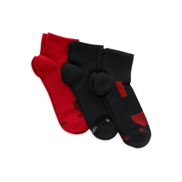 Hanes Men's XTemp Performance Nylon Ankle Socks, 3Pack