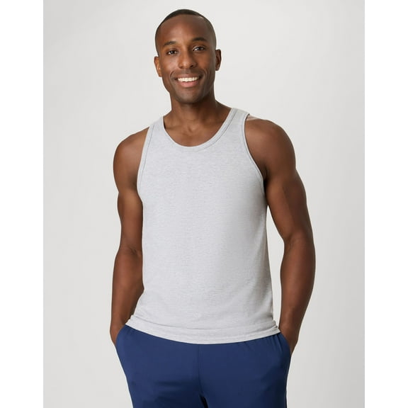 Hanes X-Temp Men's Performance Tank Top, 2-Pack Light Steel XL