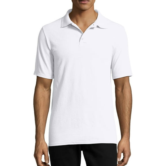 Hanes Men's X-Temp Short Sleeve Pique Polo Shirt