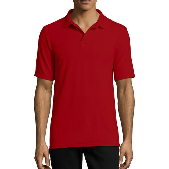 Hanes Men's X-Temp Short Sleeve Pique Polo Shirt