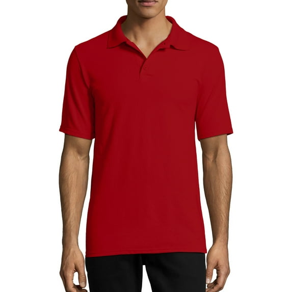 Hanes Men's X-Temp Short Sleeve Pique Polo Shirt