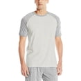 thumbnail image 1 of Hanes Men's X-Temp Short Sleeve Raglan T-Shirt Heather Grey/Light Grey, 1 of 3