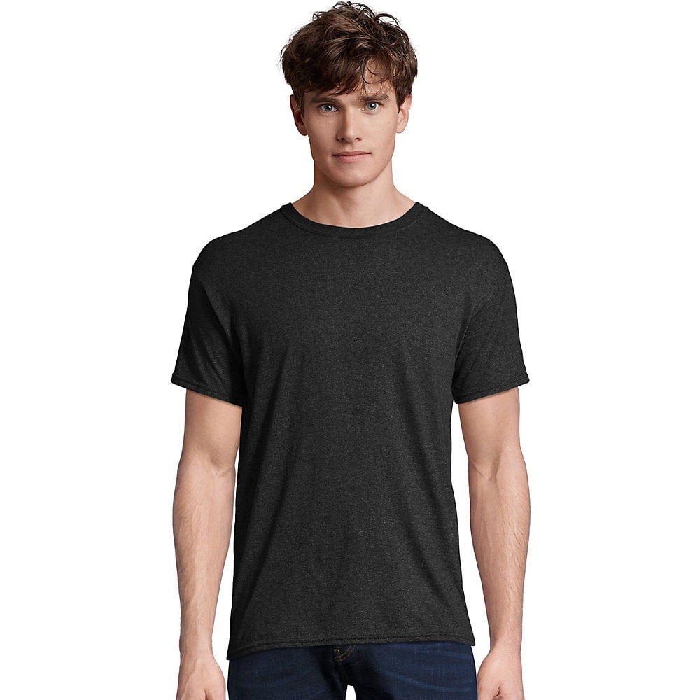 T-shirt Manches Longues Hanes X-Temp Uni - Gris Bordeaux - Taille 3XL (54-56) - Homme