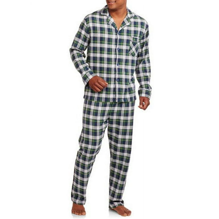Men's flannel pajama sets at walmart sale