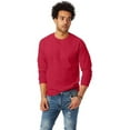 thumbnail image 1 of Hanes Men's and Big Men's Authentic Long Sleeve Tee, up to Size 3XL, 1 of 3