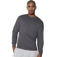 thumbnail image 1 of Hanes Men's and Big Men's Authentic Long Sleeve Tee, up to Size 3XL, 1 of 7