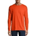 thumbnail image 1 of Hanes Men's and Big Men's Authentic Long Sleeve Tee, up to Size 3XL, 1 of 6