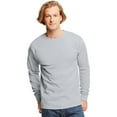 thumbnail image 1 of Hanes Men's and Big Men's Authentic Long Sleeve Tee, up to Size 3XL, 1 of 2