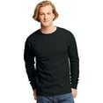 thumbnail image 1 of Hanes Men's and Big Men's Authentic Long Sleeve Tee, up to Size 3XL, 1 of 2