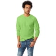 thumbnail image 1 of Hanes Men's and Big Men's Authentic Long Sleeve Tee, up to Size 3XL, 1 of 3