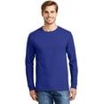 thumbnail image 1 of Hanes Men's and Big Men's Authentic Long Sleeve Tee, up to Size 3XL, 1 of 3