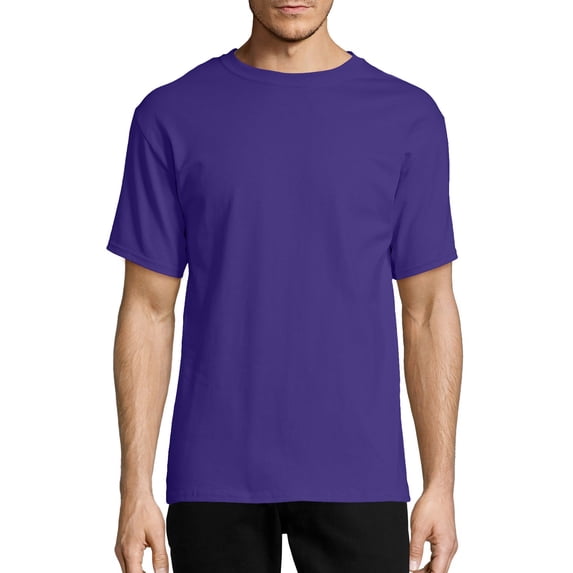 Hanes Men's and Big Men's Authentic Short Sleeve Tee, up to Size 6XL