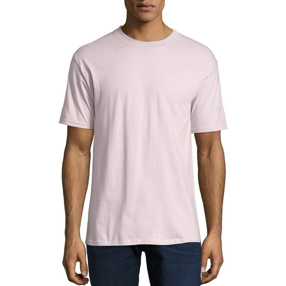 Hanes Men's and Big Men's Beefy-T Crew Neck Short Sleeve T-Shirt, Up To 6XL