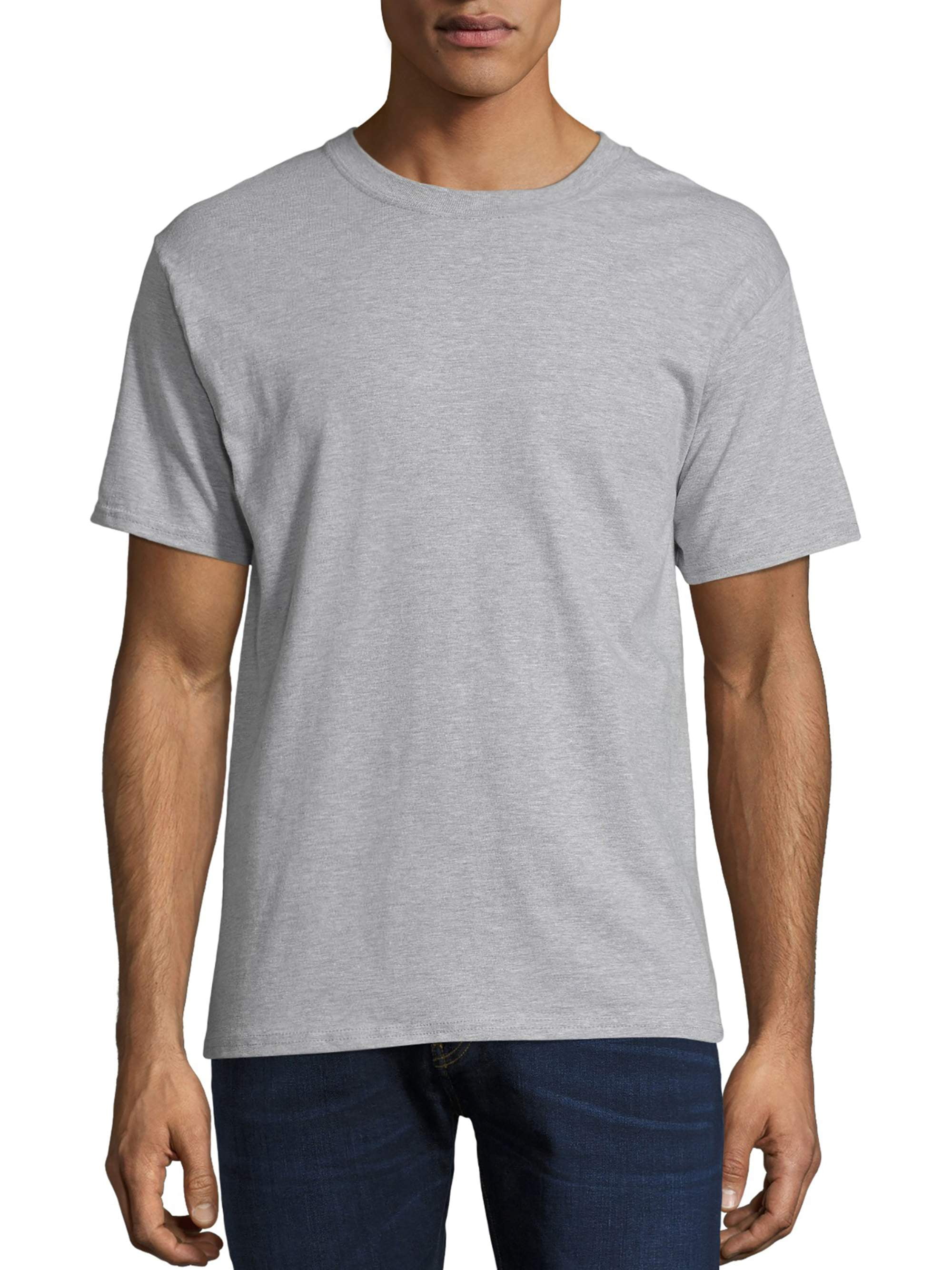Hanes Men's and Big Men's Beefy-T Crew Neck Short Sleeve T