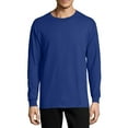 thumbnail image 1 of Hanes Men's and Big Men's ComfortSoft Long Sleeve Tee, Up to Size 3XL, 1 of 5