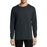Hanes Men's and Big Men's ComfortSoft Long Sleeve Tee, Up to Size 3XL