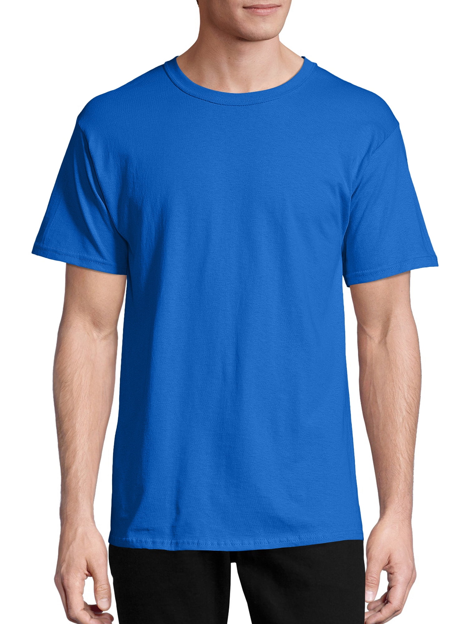 Hanes Men's Heavyweight 5.2 Oz Cotton T-Shirt - ComfortSoft, Preshrunk, Short Sleeve Tee (4-Pack Options Often Available)