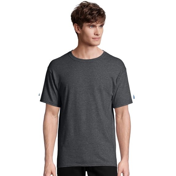 Hanes Essentials Unisex Cotton T-Shirt Charcoal Heather L