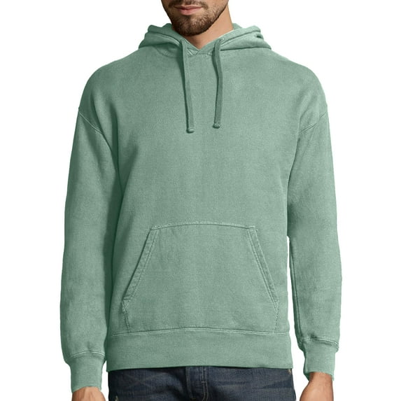 Hanes Men's and Big Men's ComfortWash Garmennt Dyed Fleece Hoodie Sweatshirt