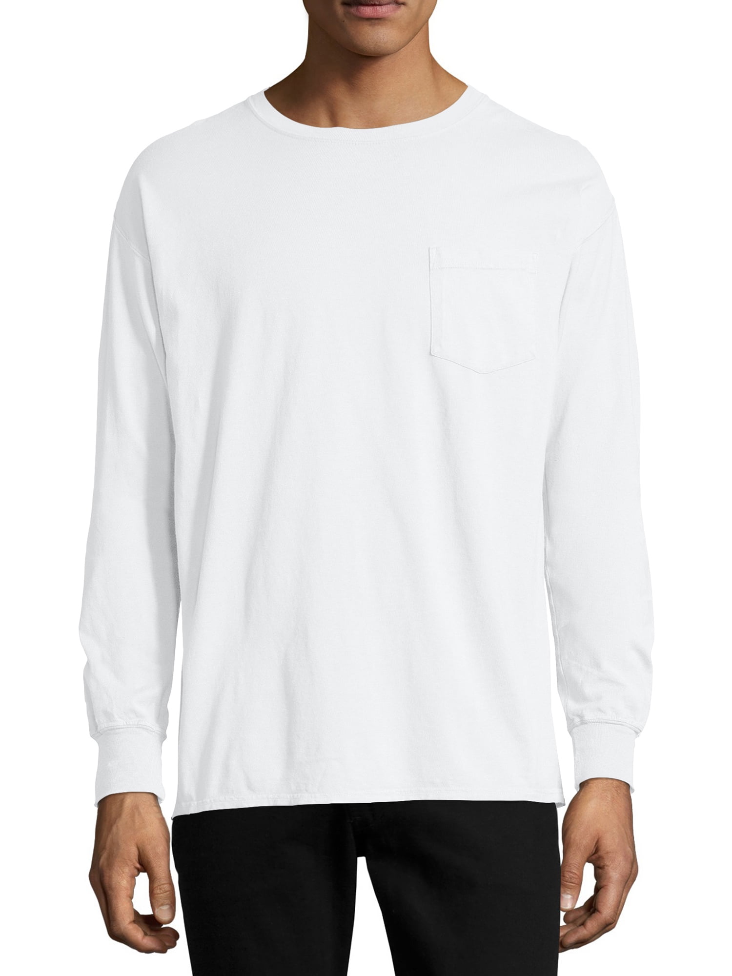 Hanes Comfortwash Garment Dyed Long Sleeve Tee Shirt with Hanes Comfortwash Garment Dyed Long Sleeve Tee Shirt with