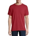 thumbnail image 1 of Hanes Men's and Big Men's ComfortWash Short Sleeve Pocket Tee, Up To Size 3XL, 1 of 6